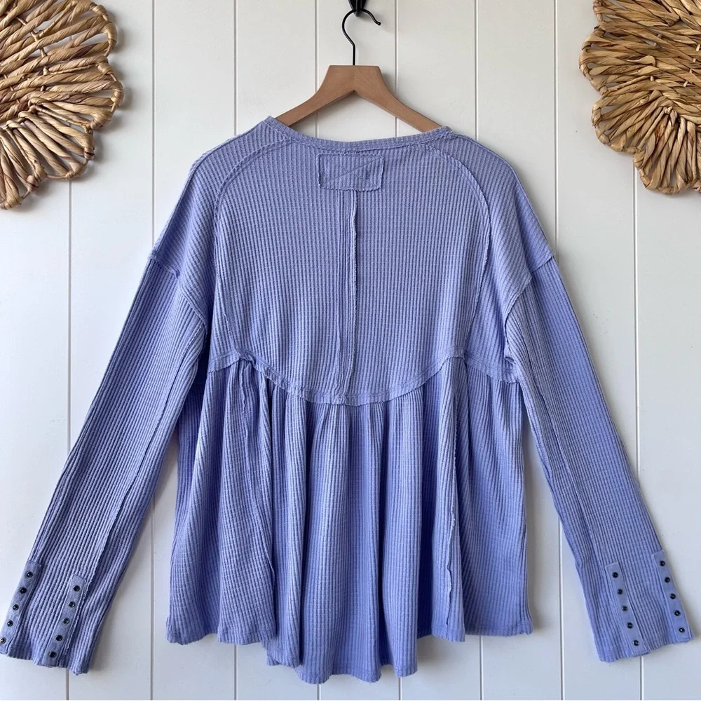 Free People thermal top oh my babydoll - Picture 9 of 10
